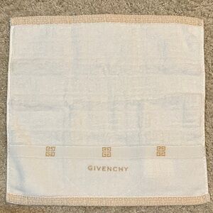 Givenchy White and Gold Hand Towel
